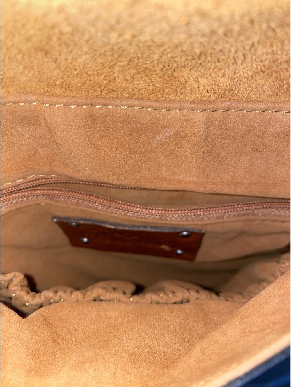 PATRICIA NASH Leather Collection Granada Floral Crossbody Blush, Pink - Picture 9 of 9